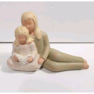 Vtg 2002 Gentle Souls “Joy” Porcelain Bisque Figurine #80055 Mother Daughter